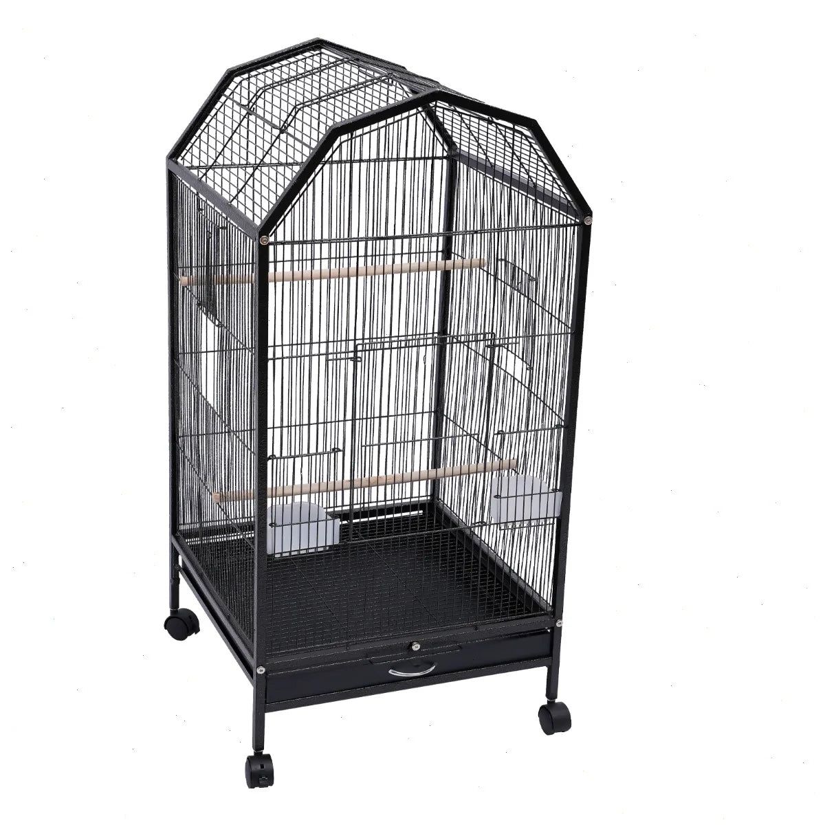 Large Spacious Anti Rust Iron Bird Cage For Cockatiel And Conure