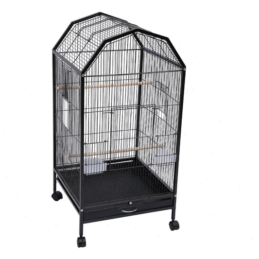 Large Spacious Anti Rust Iron Bird Cage For Cockatiel And Conure