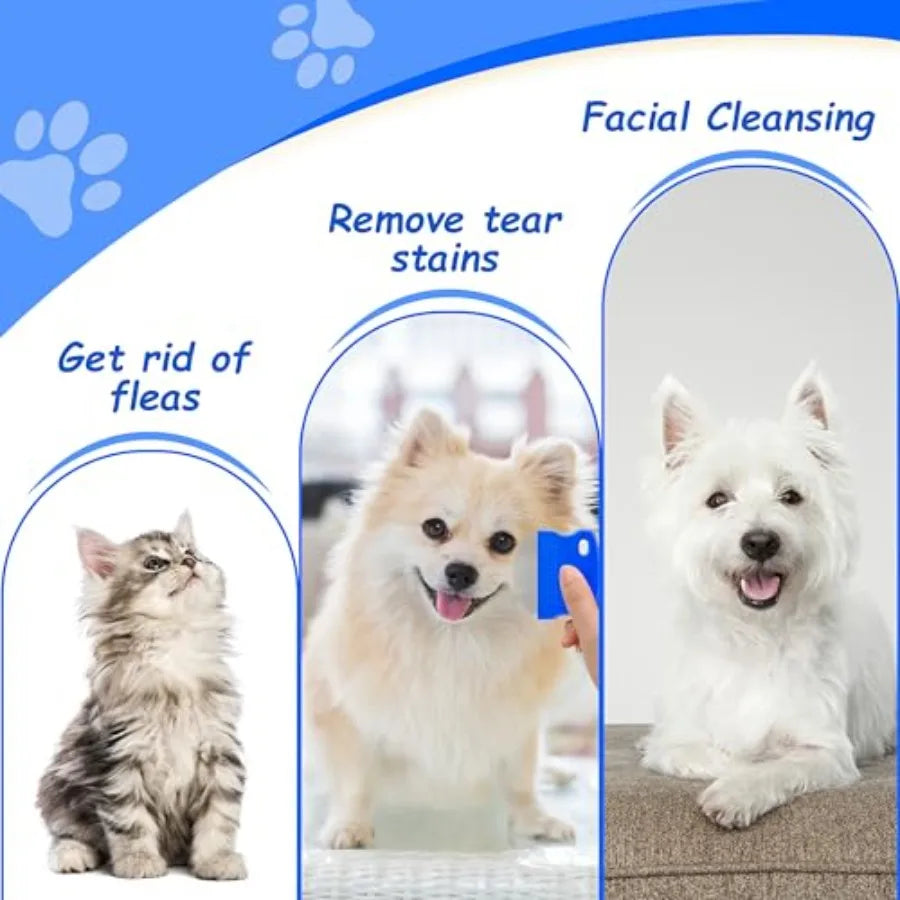 Professional Stainless Steel Pet Eye Comb For Cats And Dogs