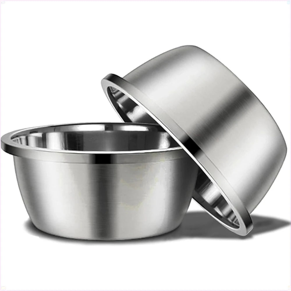 Stainless Steel Dog Bowl Set Large Capacity BPA Free