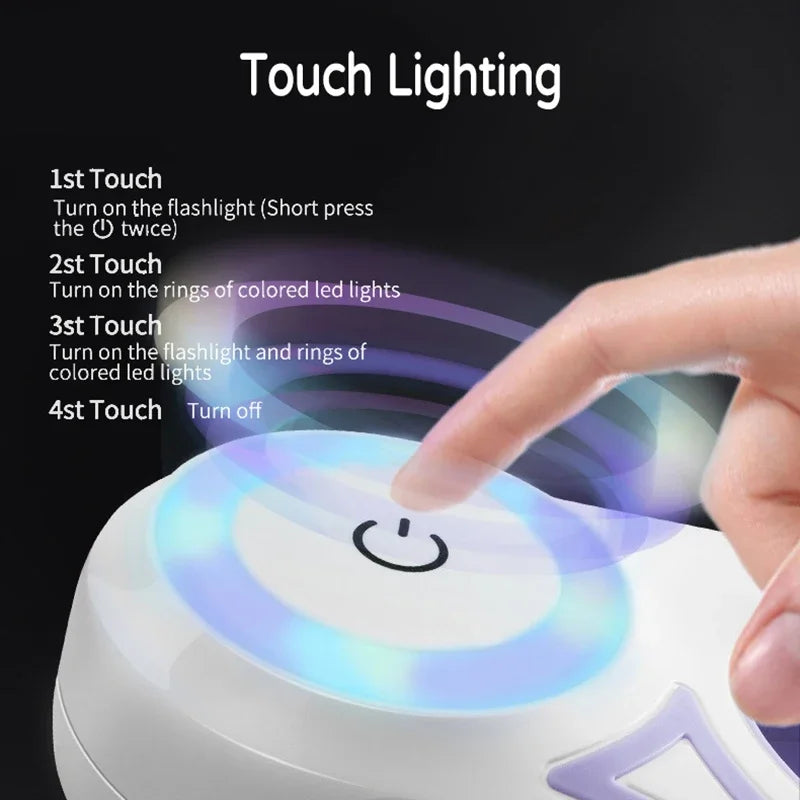 Lighted Retractable Dog Leash With Quick Release