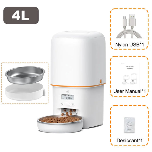 NITYERS Automatic Cat Feeder With Timed Voice Recorder