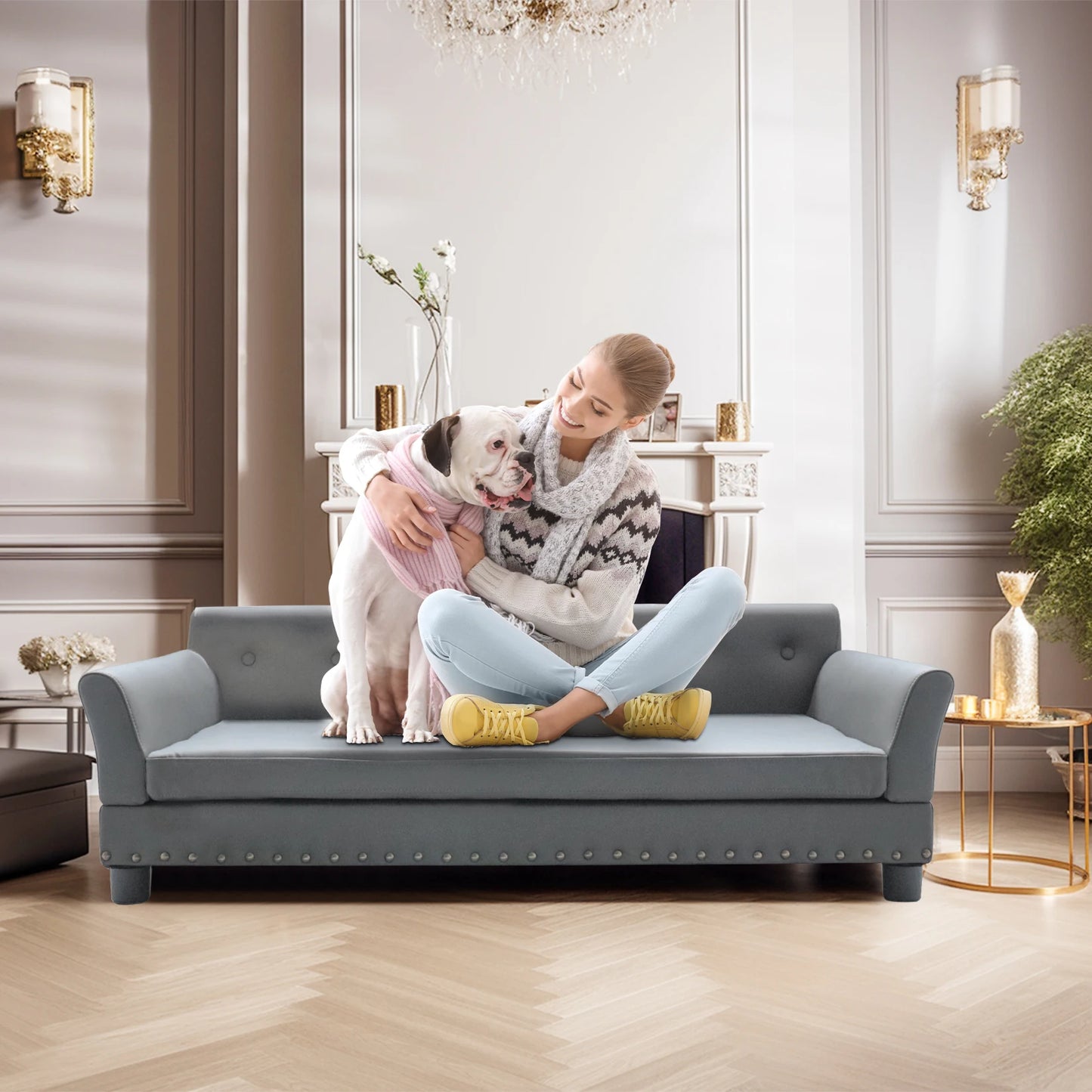BORWART Heavy Duty Pet Sofa Bed For Dogs And Kittens