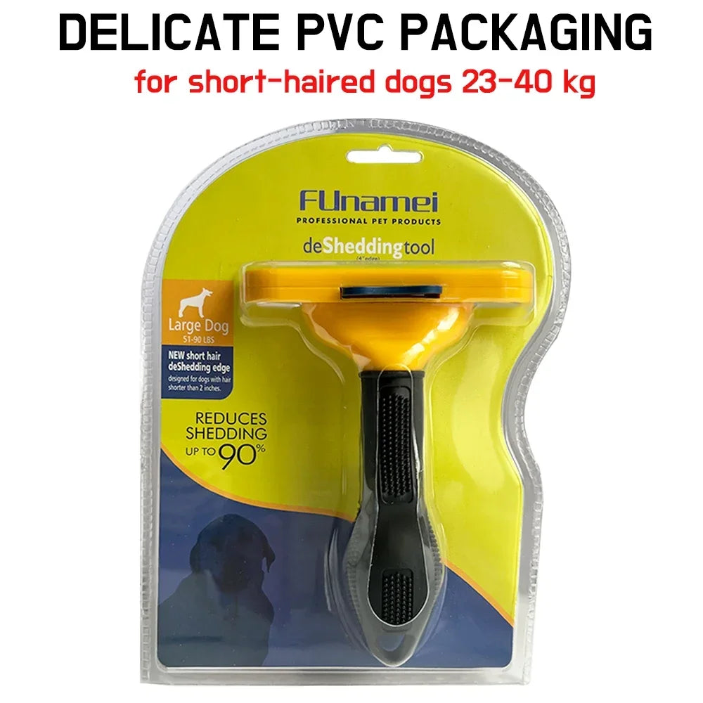 Funamei Pet Deshedding Brush For Dogs And Cats