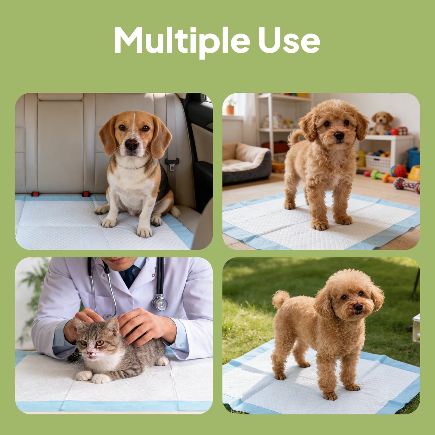 50 Piece Thickened Disposable Absorbent Pet Urine Pads