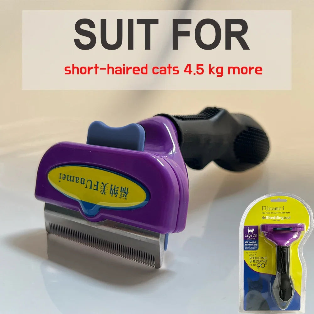 Funamei Pet Deshedding Brush For Dogs And Cats