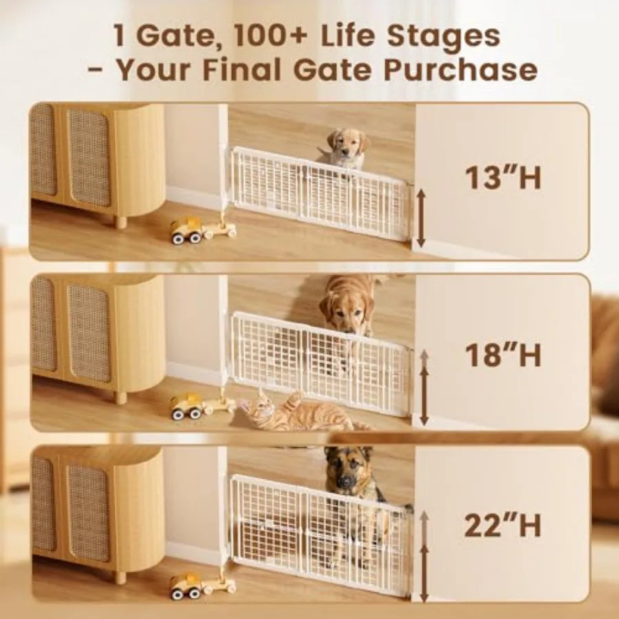 Fldofaves Adjustable Dog Gate For Doorways And Stairs