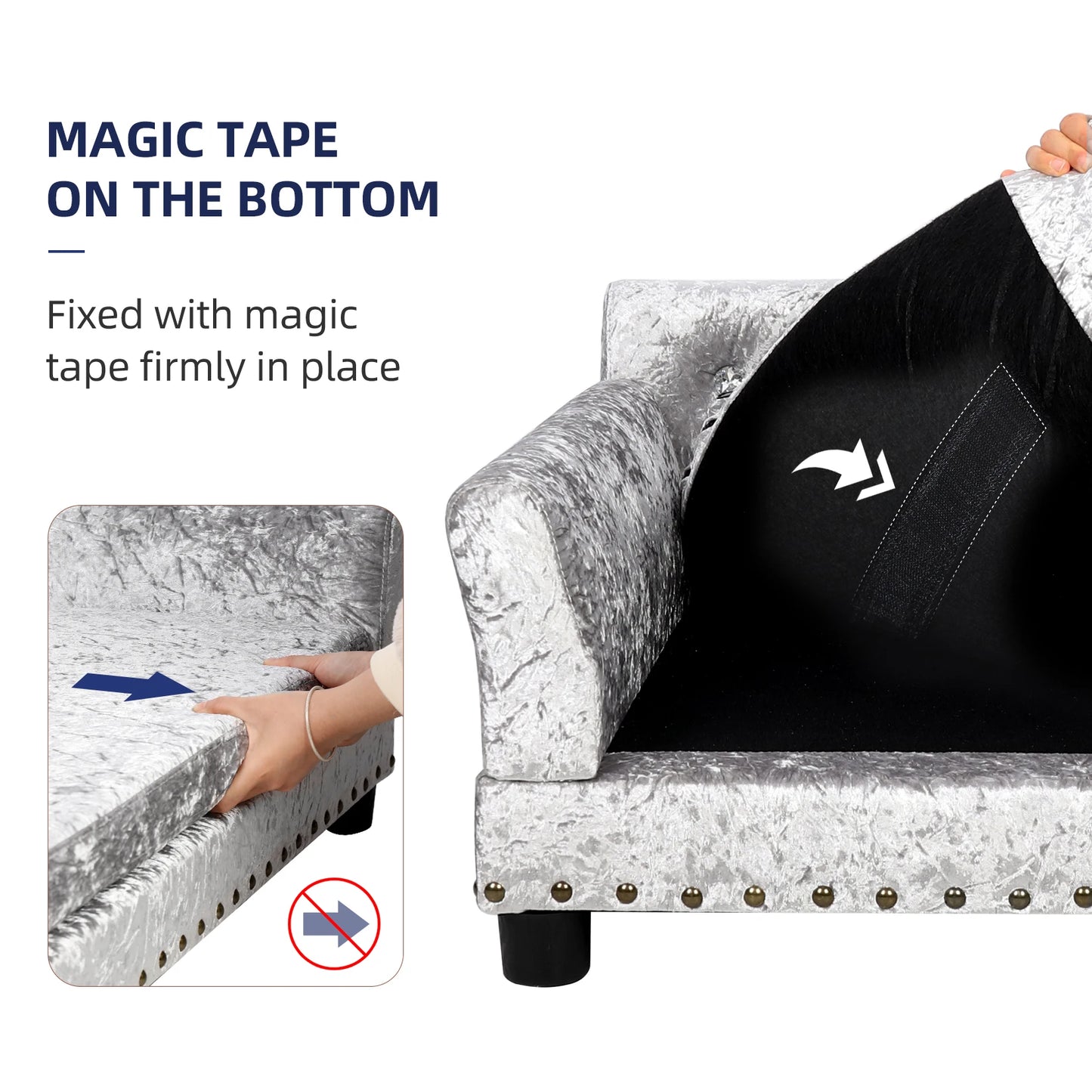 BORWART Heavy Duty Pet Sofa Bed For Dogs And Kittens