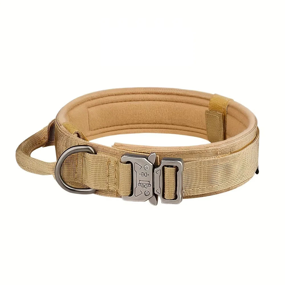 Adjustable Nylon Dog Collar And Leash Set With Control Handle