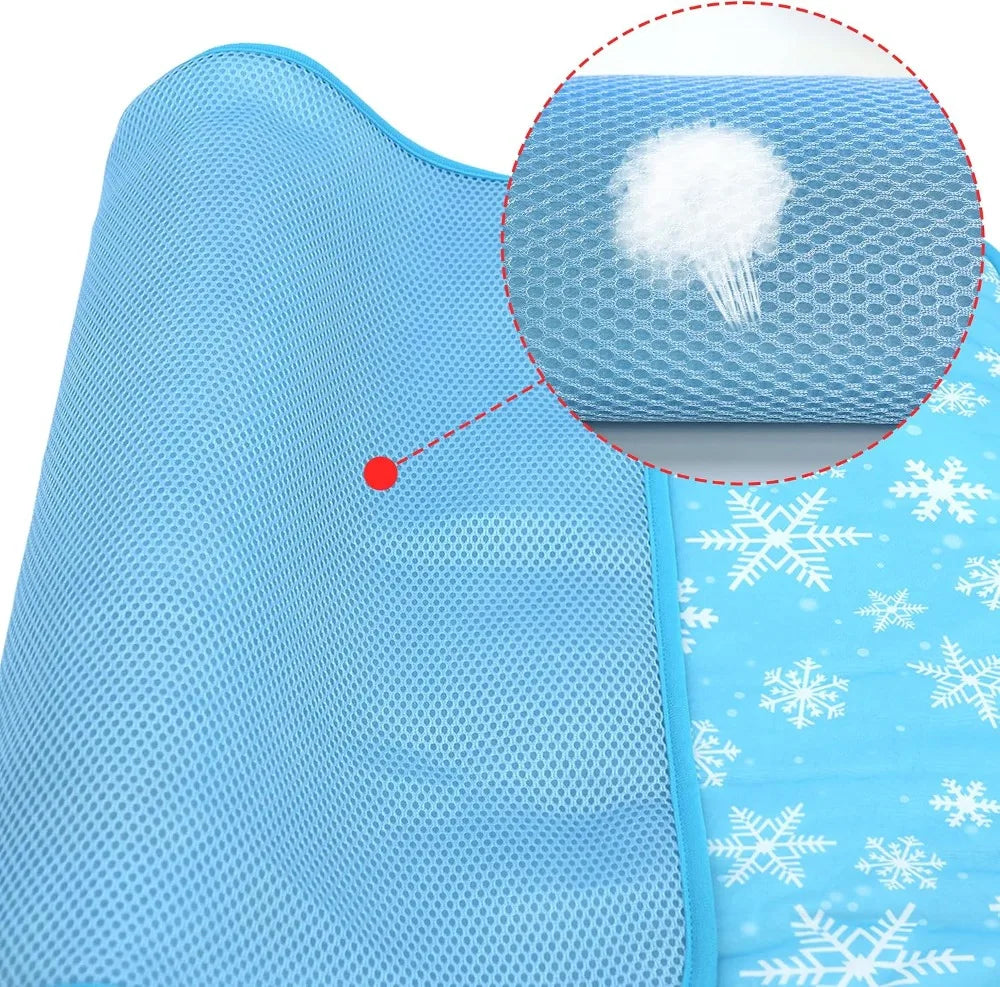 Summer Pet Cooling Mat Snowflake Cushion