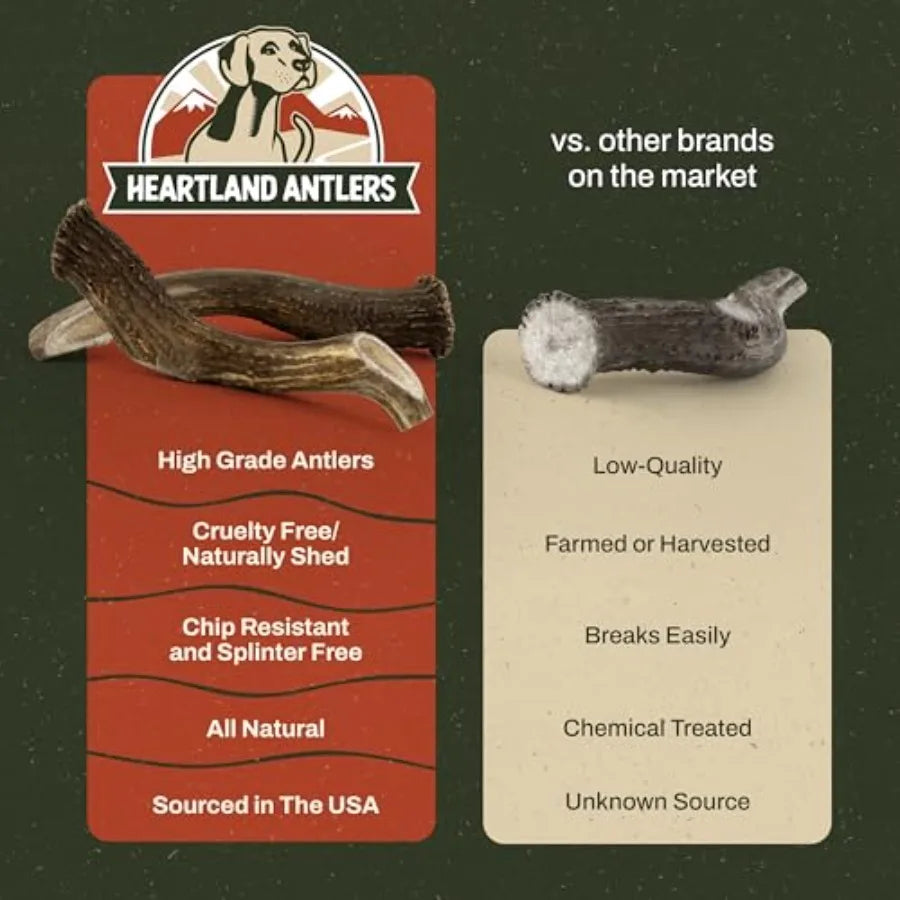 YAO HUI HUANG Deer Antlers Dog Chews For Aggressive Chewers