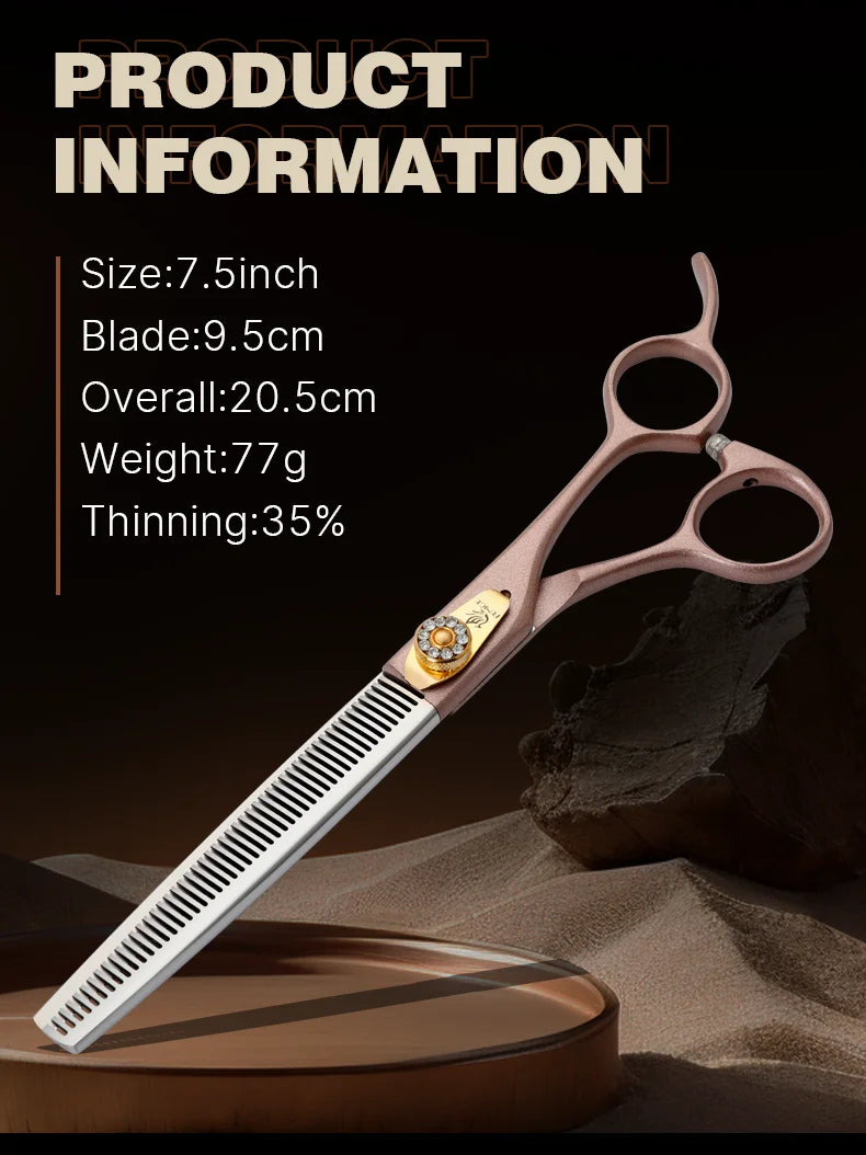 Fenice JP440C Thinning Scissors 35 Percent Pet Grooming Shears