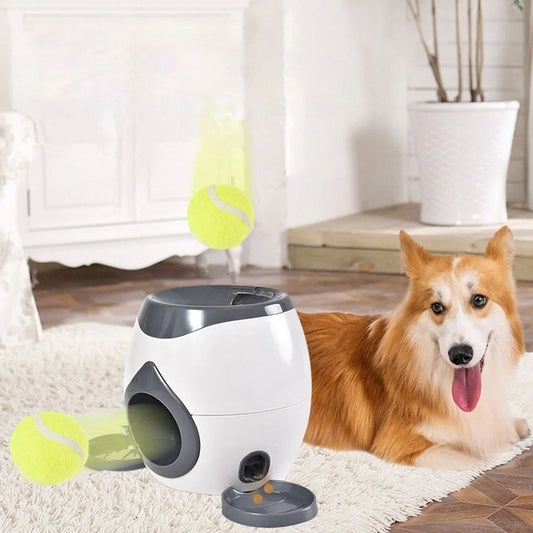 APWIKOGER Ball Launcher Dog Food Reward Machine Slow Feeder