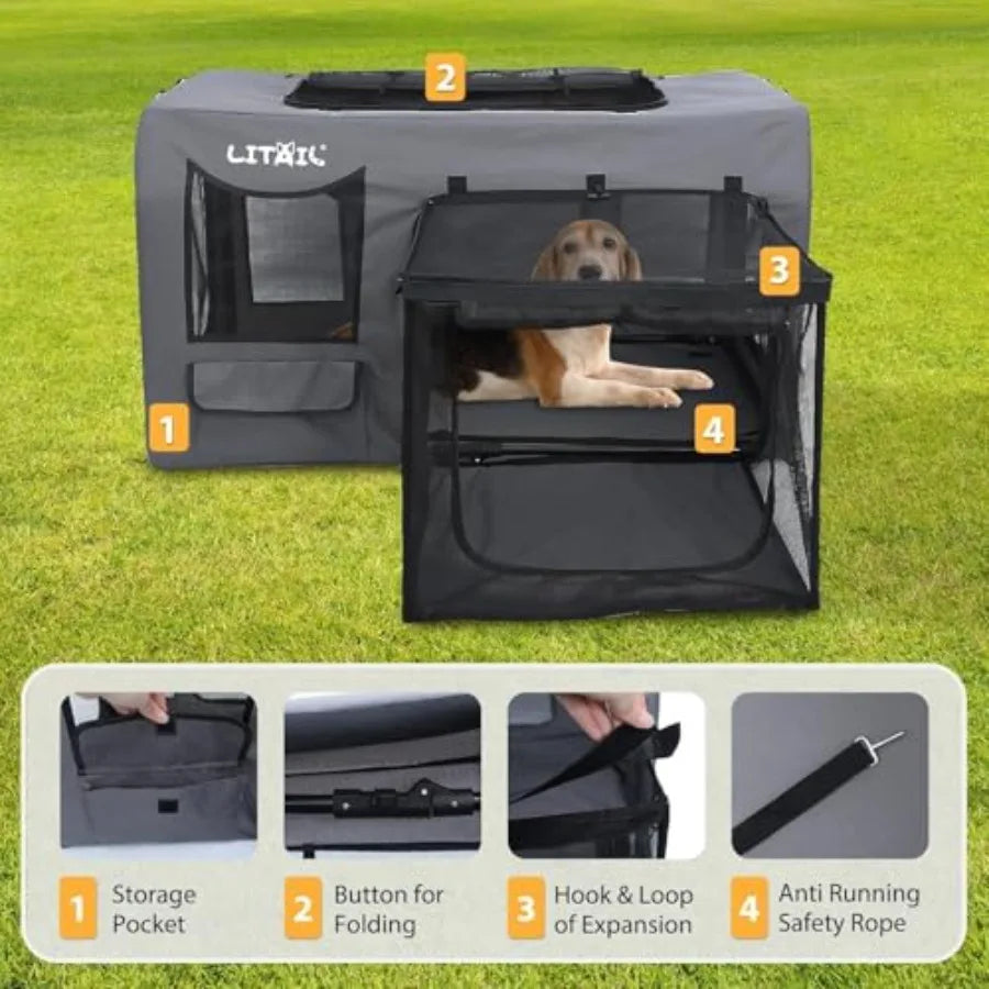 Plastic Dog Crate For Multi Cat Homes And Small Dogs