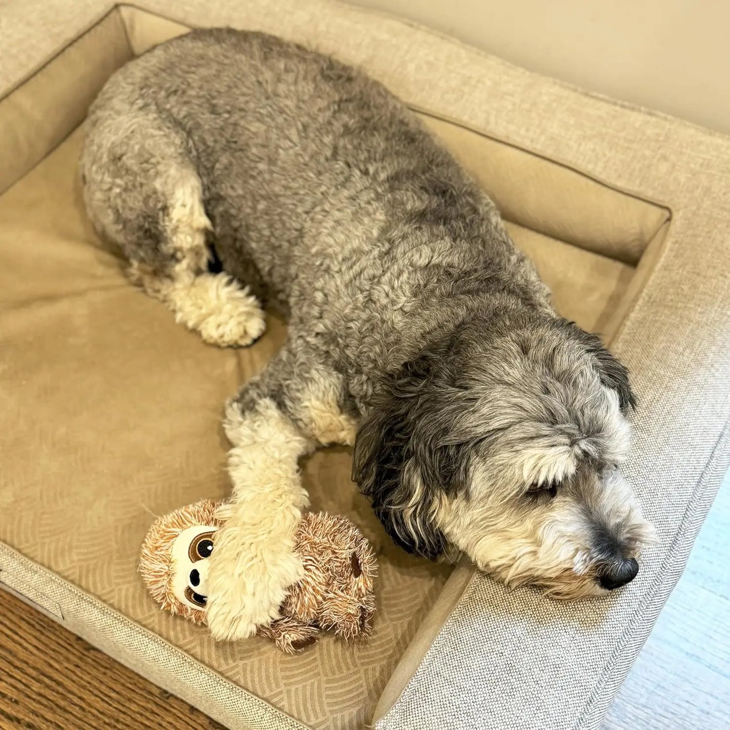 Sloth Dog Toy Squeaky Plush for Small Dogs