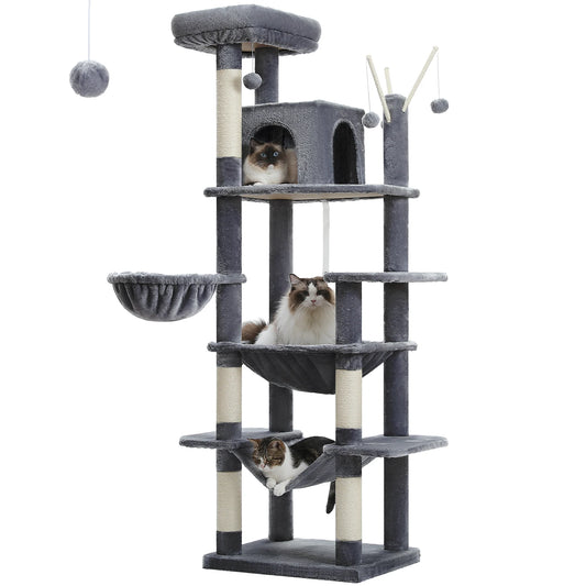 Pawz Road Large Multi Level Plush Cat Tree Tower