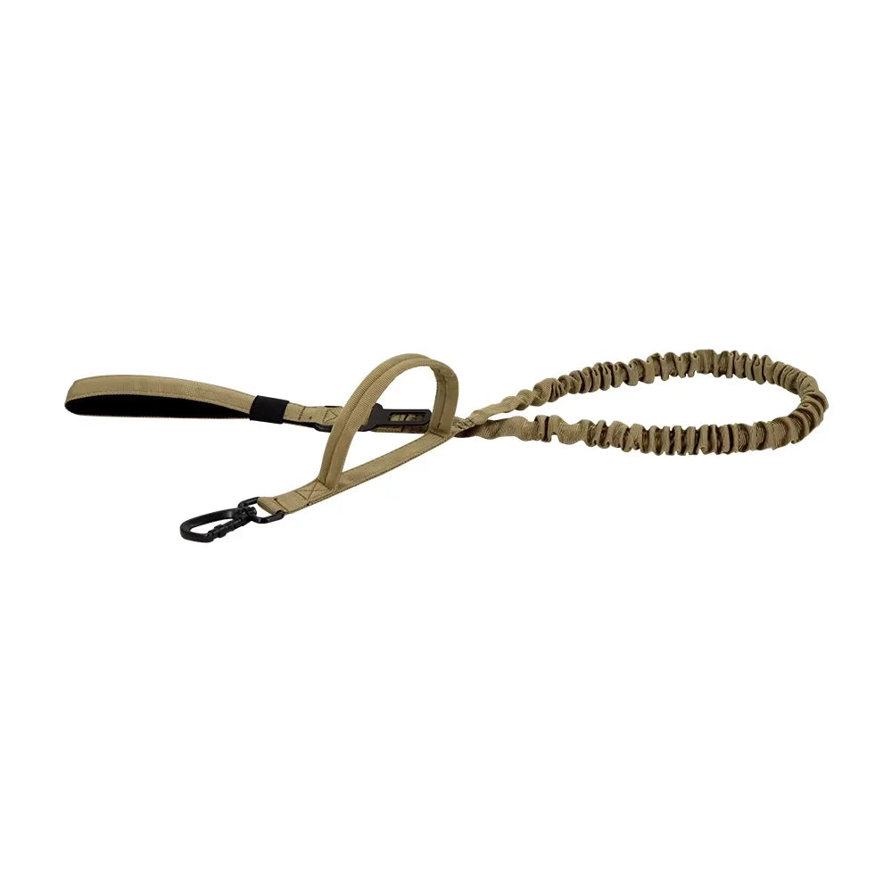 Nylon Adjustable Military Dog Leash With 2 Handles
