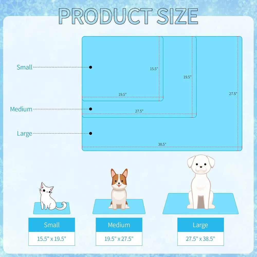 Summer Pet Cooling Mat Snowflake Cushion