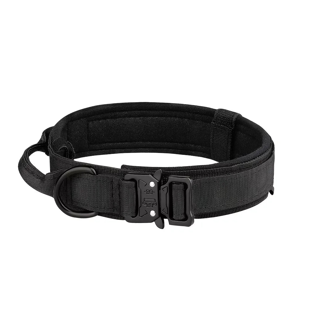Adjustable Nylon Dog Collar And Leash Set With Control Handle