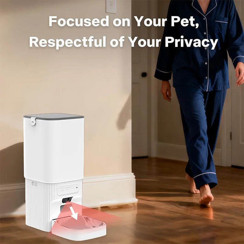 Nityers Smart Automatic Pet Feeder With HD Camera And WiFi