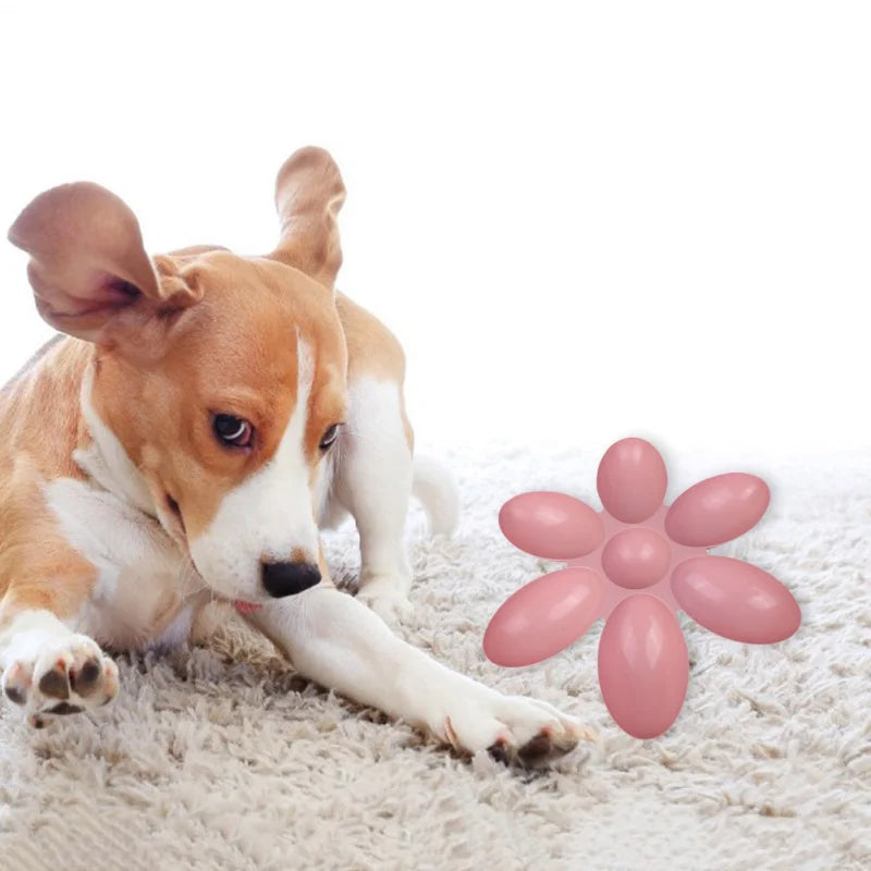 Durable Petal Shaped 6-In-1 Feeding Bowl for Dogs and Cats