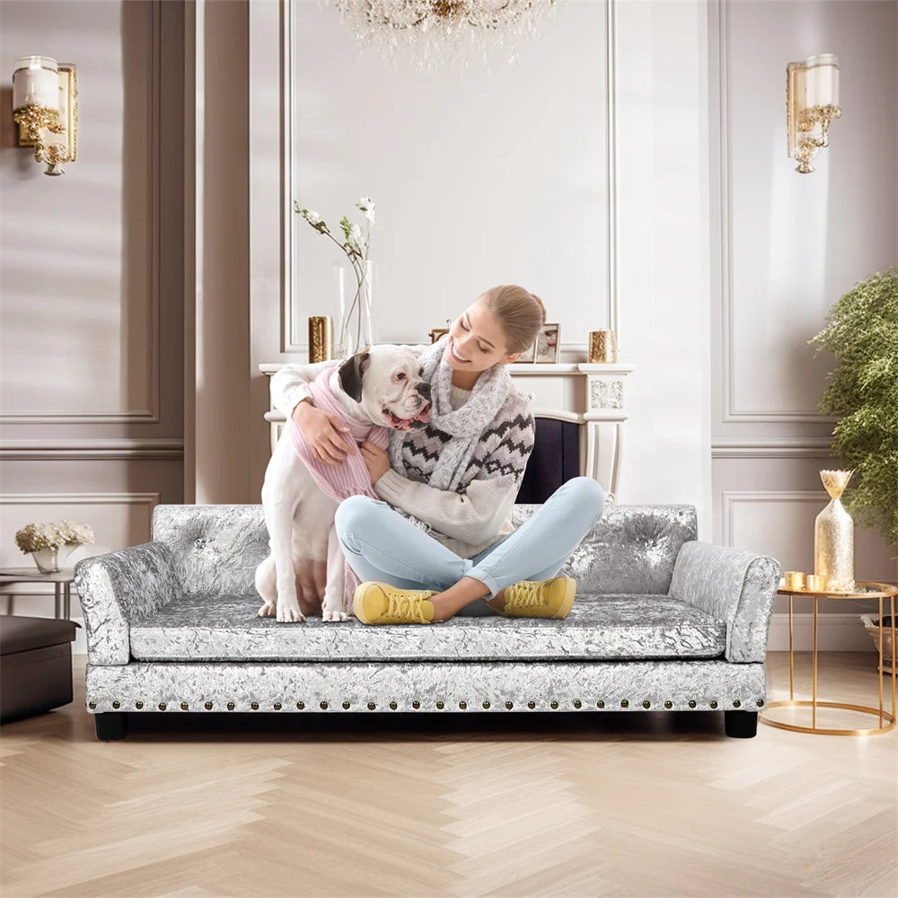 BORWART Heavy Duty Pet Sofa Bed For Dogs And Kittens