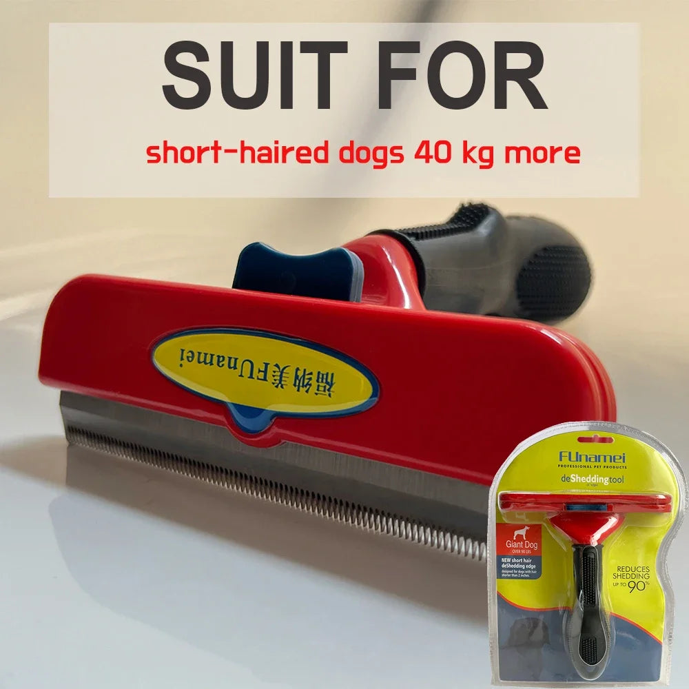 Funamei Pet Deshedding Brush For Dogs And Cats