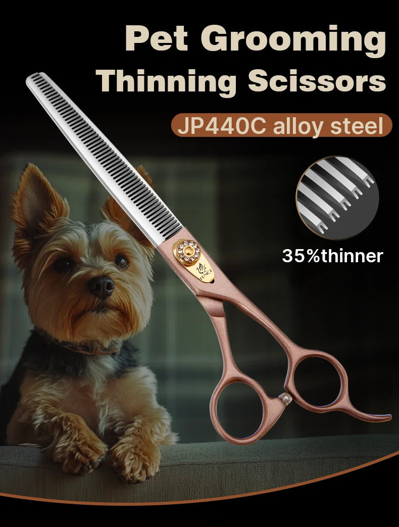 Fenice JP440C Thinning Scissors 35 Percent Pet Grooming Shears