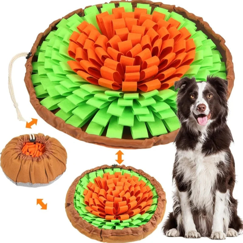 Washable Felt Pet Sniffing Pad For Foldable Dog Slow Feeding
