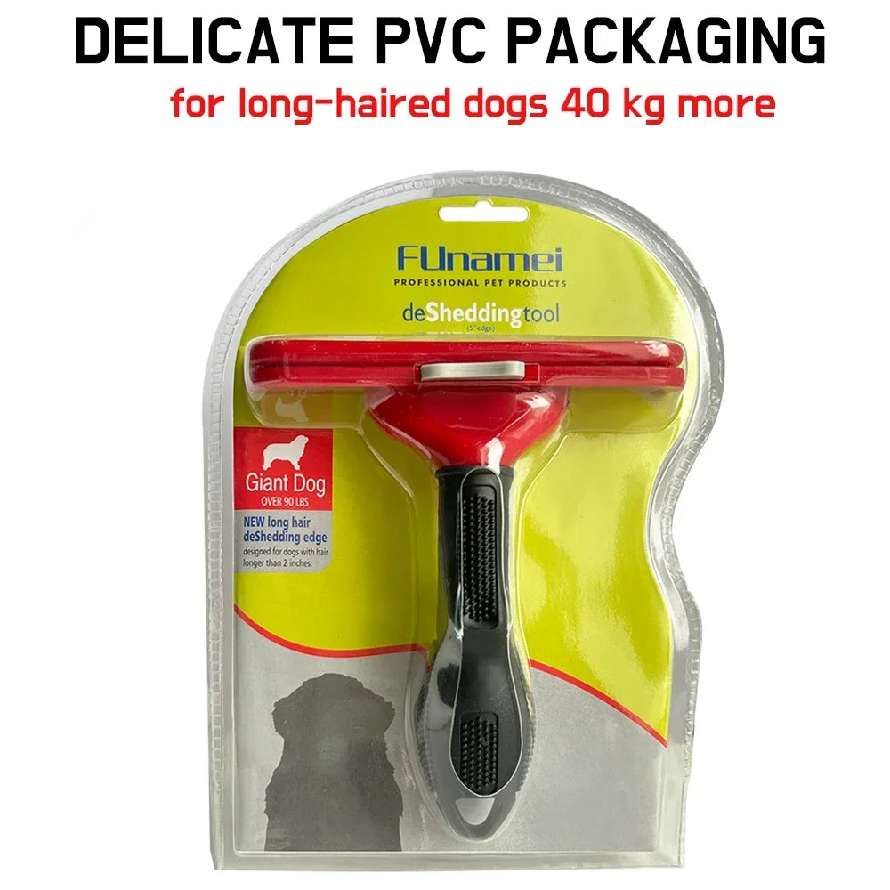 Funamei Pet Deshedding Brush For Dogs And Cats