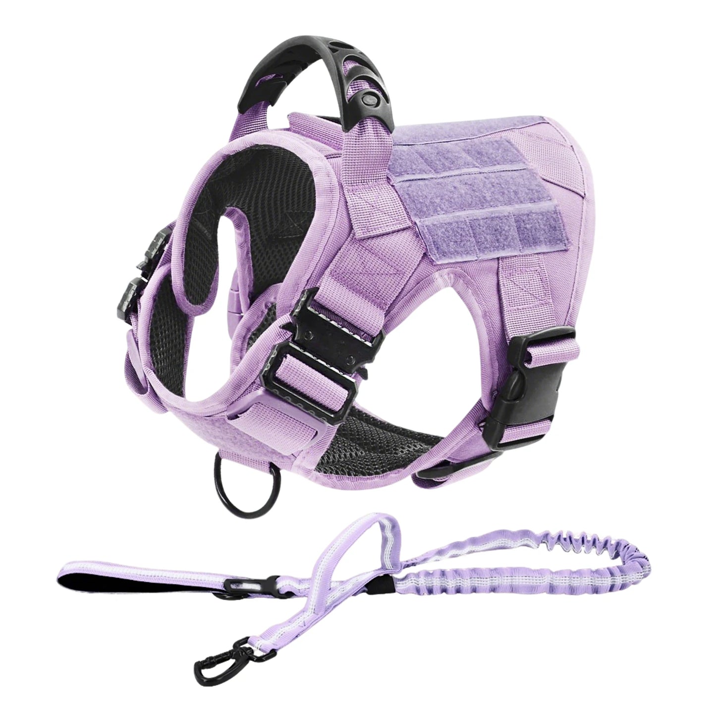 Military Camouflage Dog Harness Tactical Nylon Vest For Training