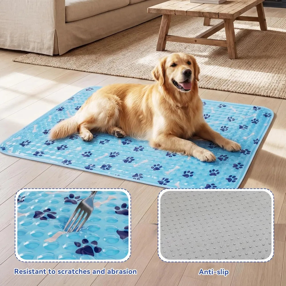 Pet Cooling Gel Mat Self-Cooling Pad For Dogs