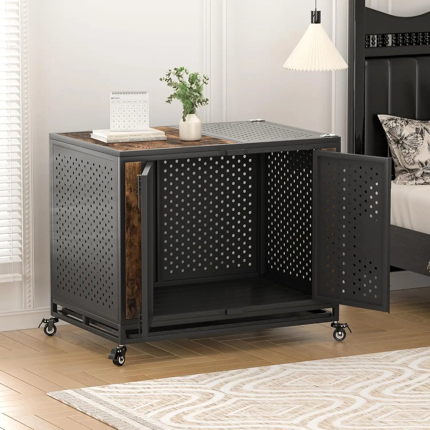 Heavy Duty Dog Crate Furniture for Medium and Large Dogs