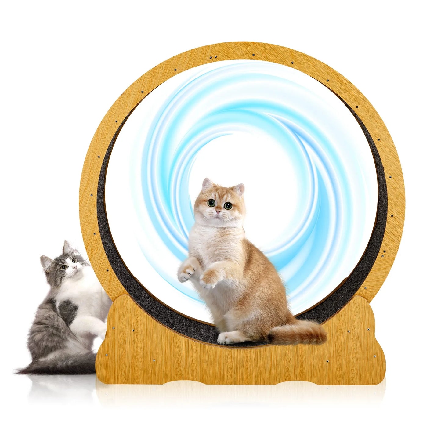 Indoor Cat Treadmill Exerciser Wheel Toy For Active Cats