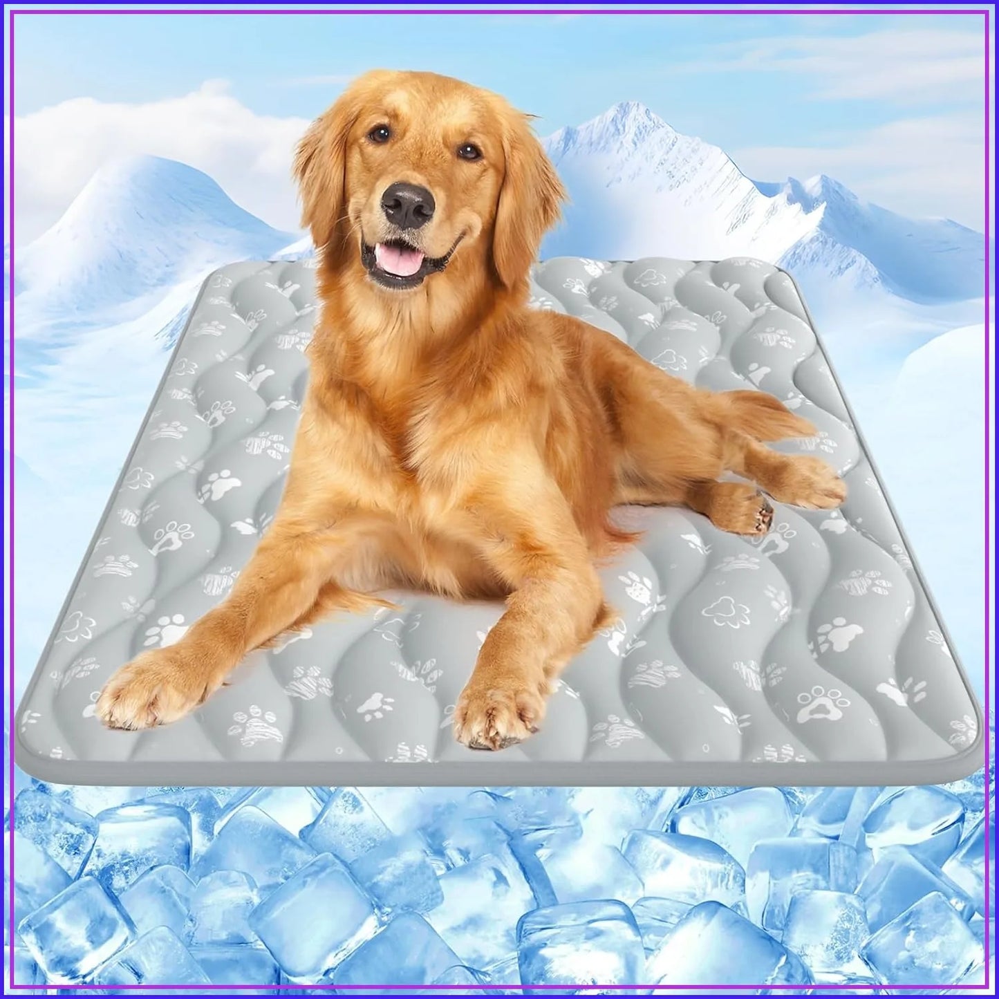 Super Absorbent Cooling Dog Mat Washable Non Slip