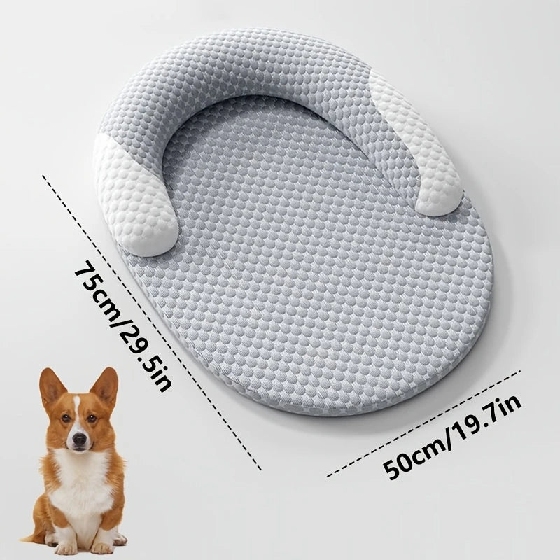 Summer Ice Silk Cooling Pet Mat for Dogs and Cats Indoors
