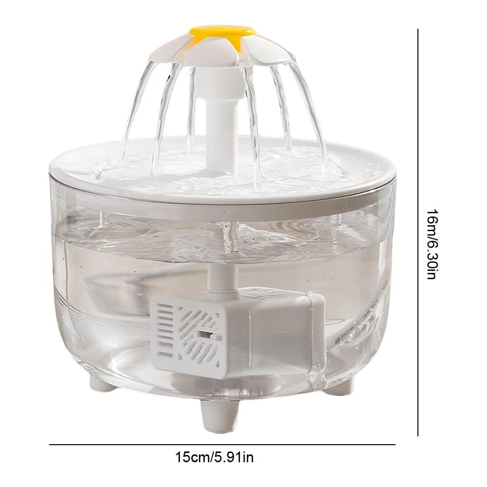 APWIKOGER Automatic Cat Water Fountain Dispenser USB Filter Mute