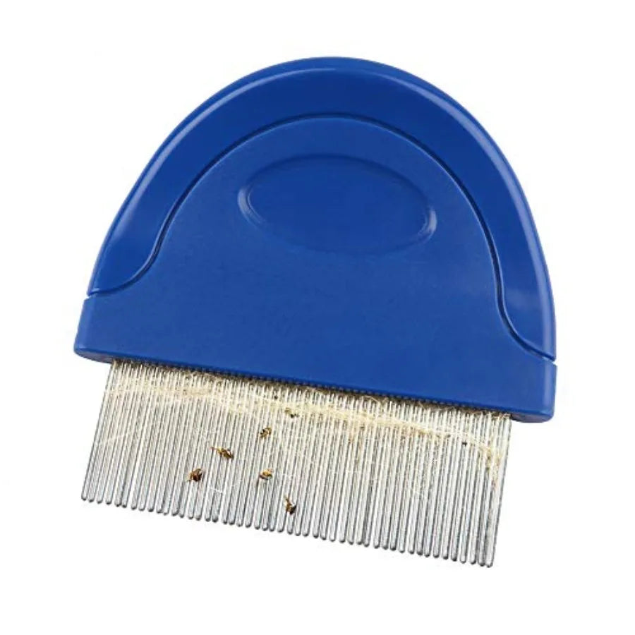 Prime Pets Flea Comb for Dogs and Cats Stainless Steel Grooming