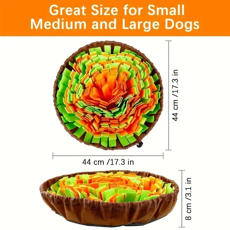 Washable Felt Pet Sniffing Pad For Foldable Dog Slow Feeding