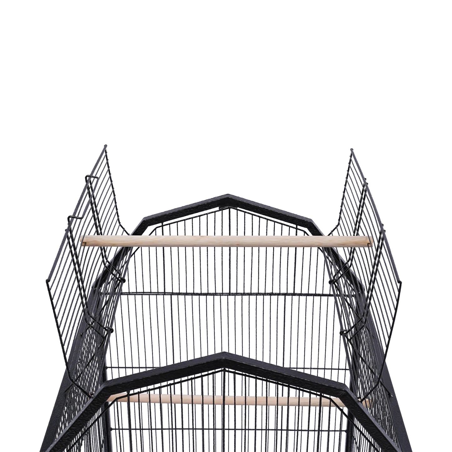 Large Metal Bird Flight Cage With Rolling Stand And Anti Escape Door