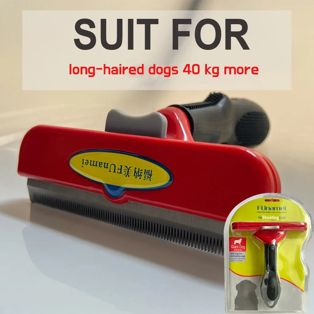 Funamei Pet Deshedding Brush For Dogs And Cats