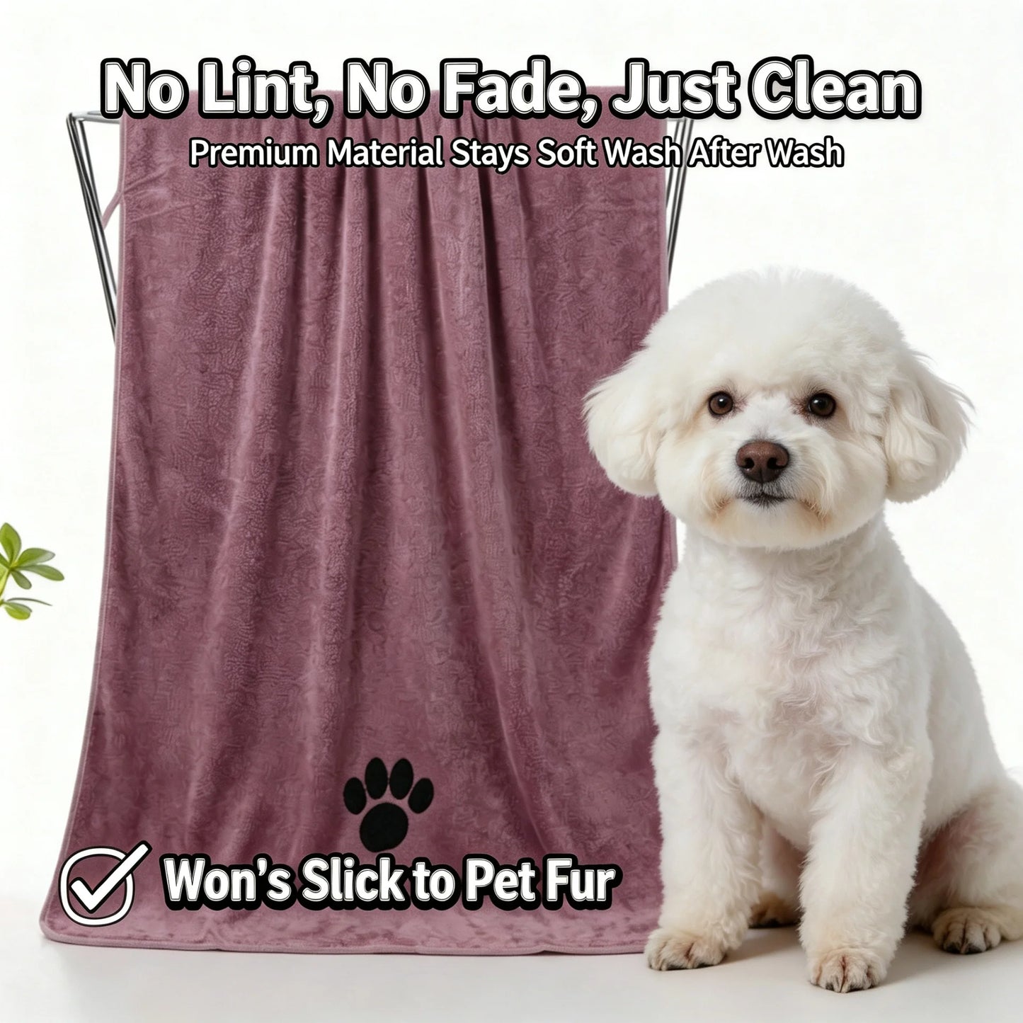 Extra Large Pet Bath Towel Microfiber Quick Dry for Dogs and Cats