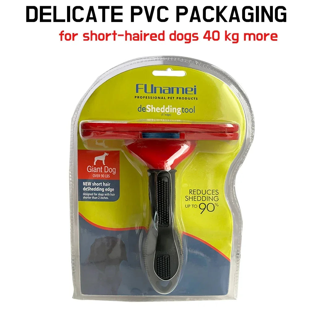 Funamei Pet Deshedding Brush For Dogs And Cats