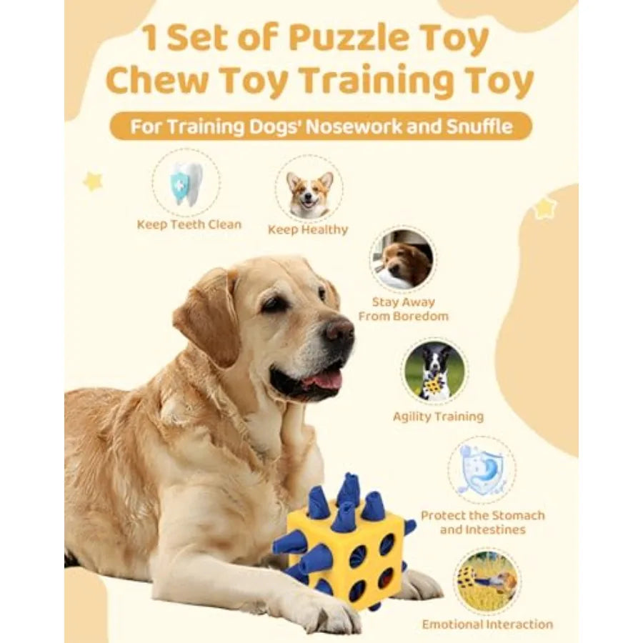 Yao Hui Huang Interactive Puzzle Dog Toy Snuffle Cube Foraging