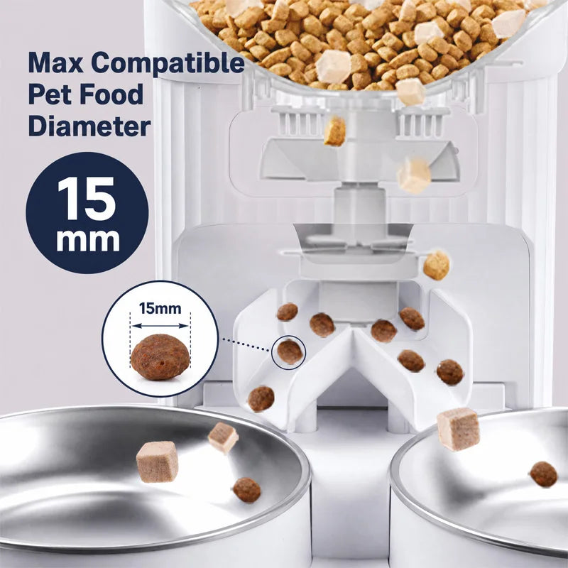 Nityers Smart Automatic Pet Feeder With HD Camera And WiFi