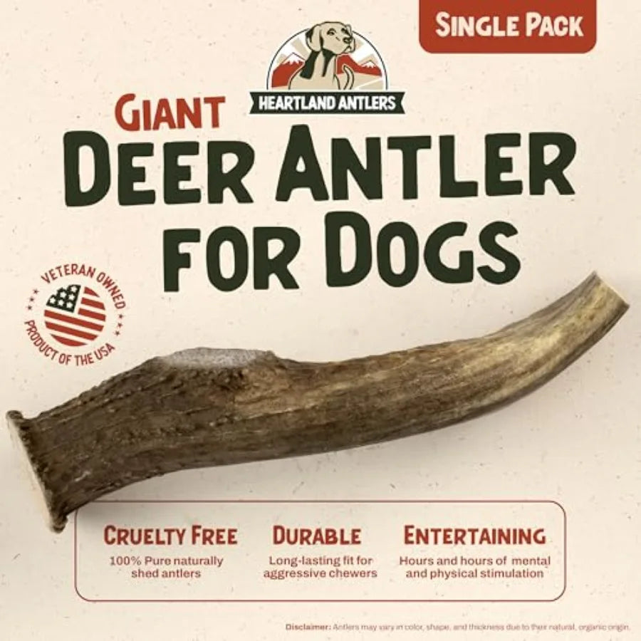 YAO HUI HUANG Deer Antlers Dog Chews For Aggressive Chewers