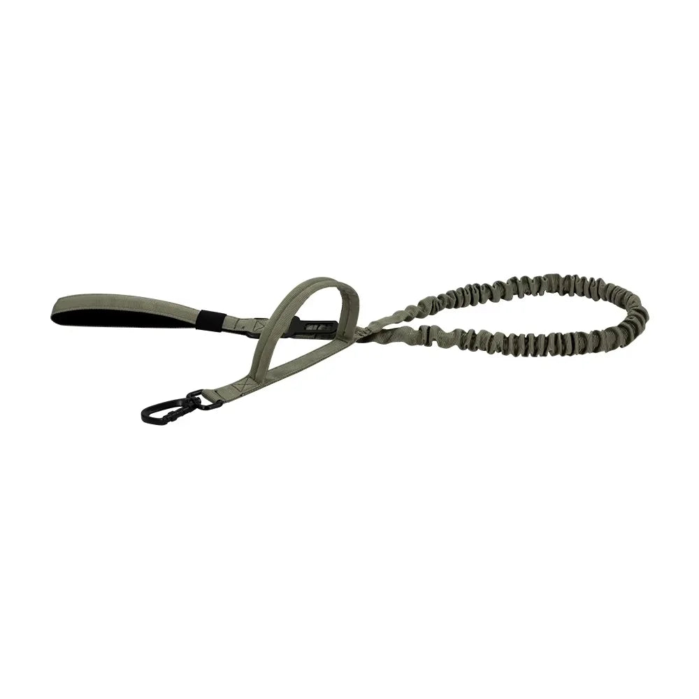 Nylon Adjustable Military Dog Leash With 2 Handles
