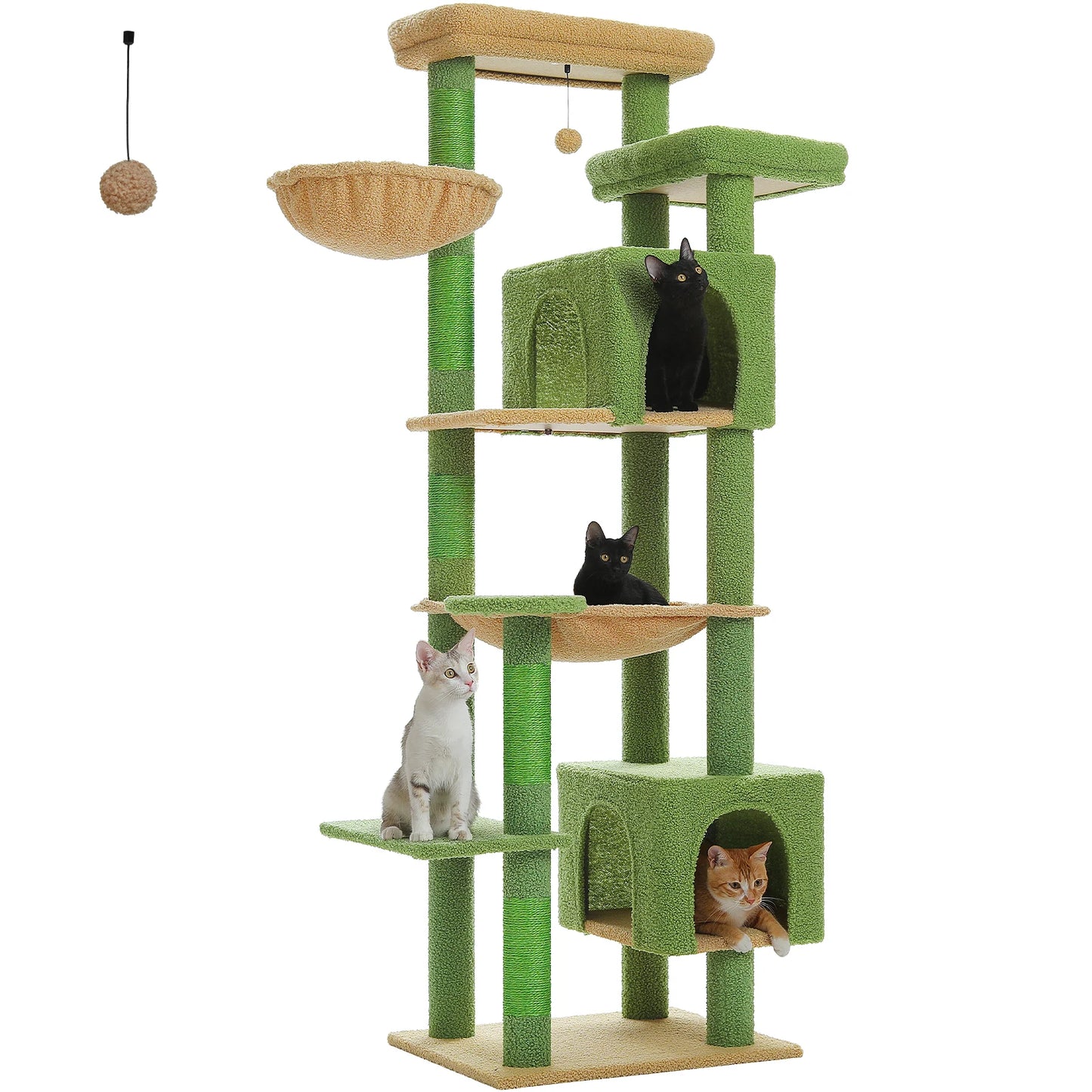 Pawz Road Large Multi Level Plush Cat Tree Tower