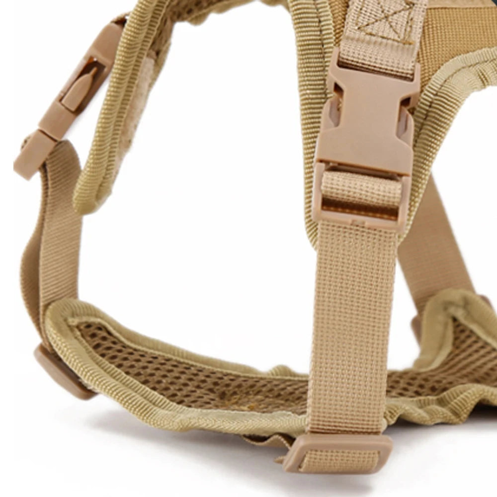 Durable Nylon Tactical Military Dog Harness Vest