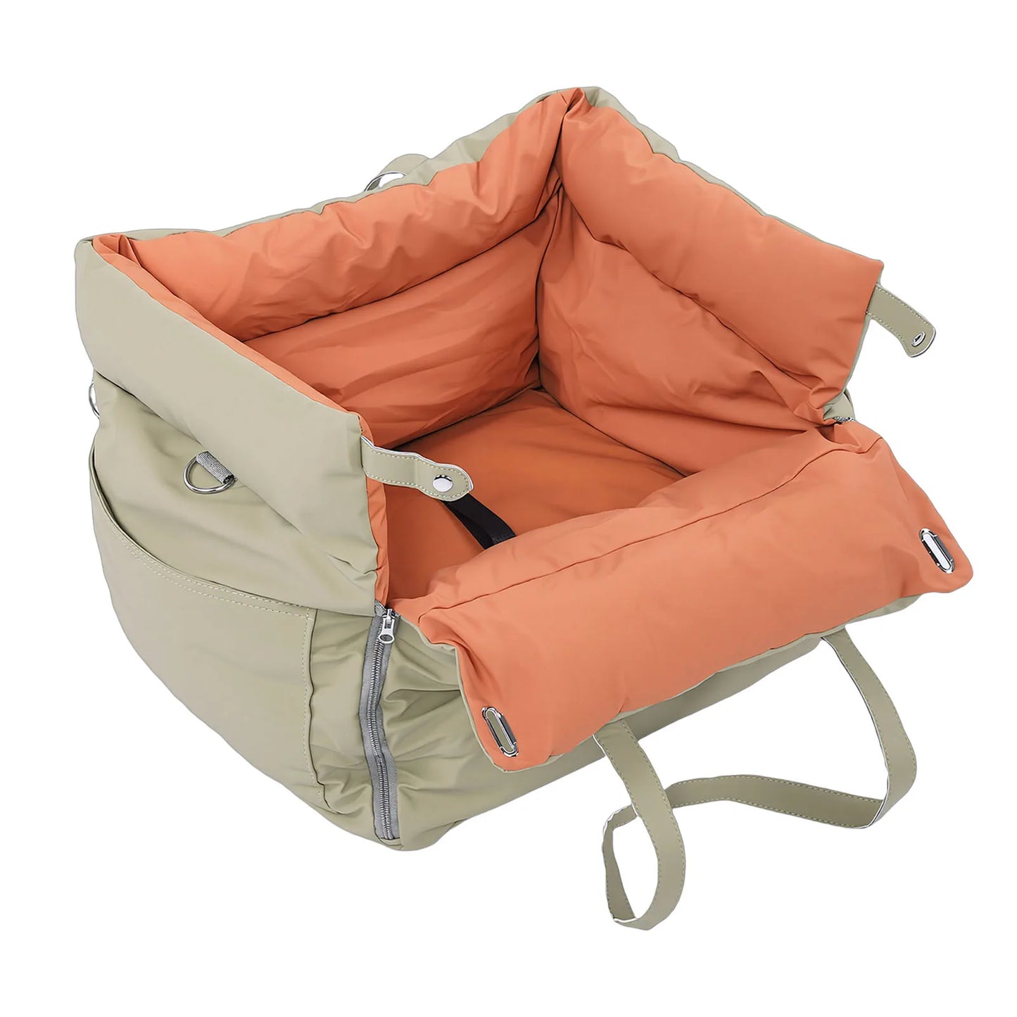 Portable Wireless Pet Car Seat With Harness